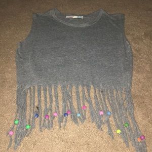 Cute Fringed Top